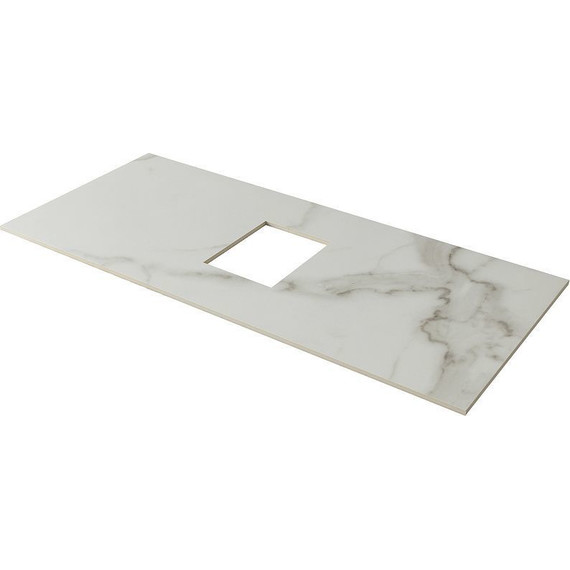 Тумба подвесная со столешницей Aquanet Nova Lite 100 см 242580 (1 ящик) белый, Цвет фасада: белый - фото 4