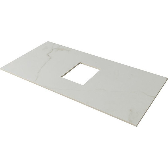 Тумба подвесная со столешницей Aquanet Nova Lite 90 см 242257 (1 ящик) белый, Цвет фасада: белый - фото 4