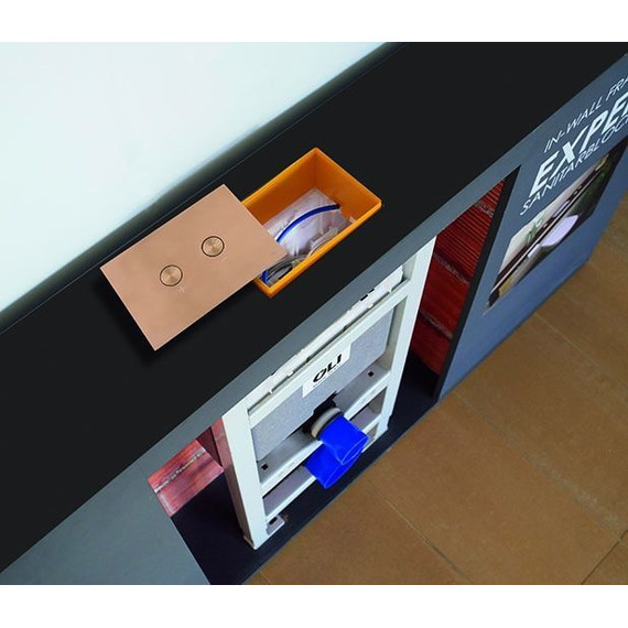 Инсталляция для унитаза Oli Expert Plus Sanitarblock (пневматическая) 721705 - фото 4