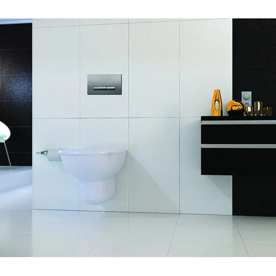 Кнопка смыва Oli Glam OLIpure (механическая) 139180, хром матовый - фото 3