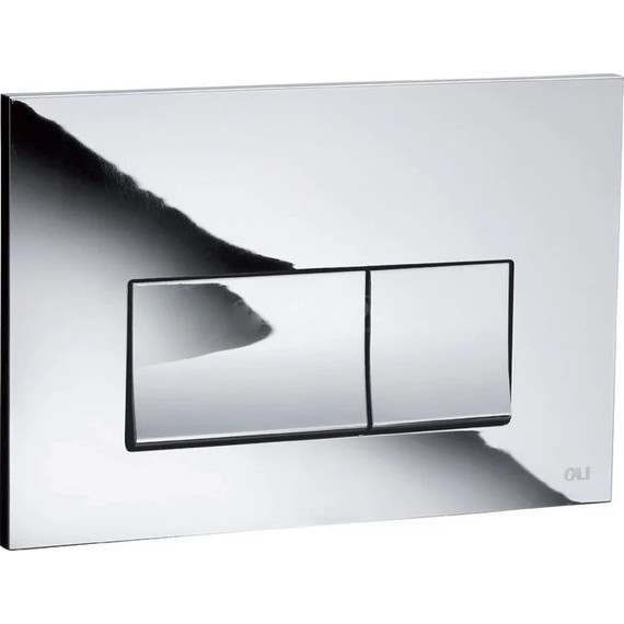 Кнопка смыва Oli Stream (механическая) 641504, хром глянцевый - фото, картинка 2 Кнопка смыва Oli Stream (механическая) 641504, хром глянцевый - фото 2