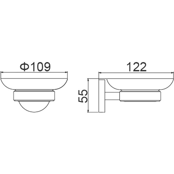 Мыльница Timo Saona 13021/18, цвет чёрное золото - фото 4