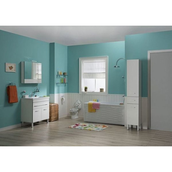 Пенал напольный Aquanet Верона 35 см 187487 L, белый - фото 2