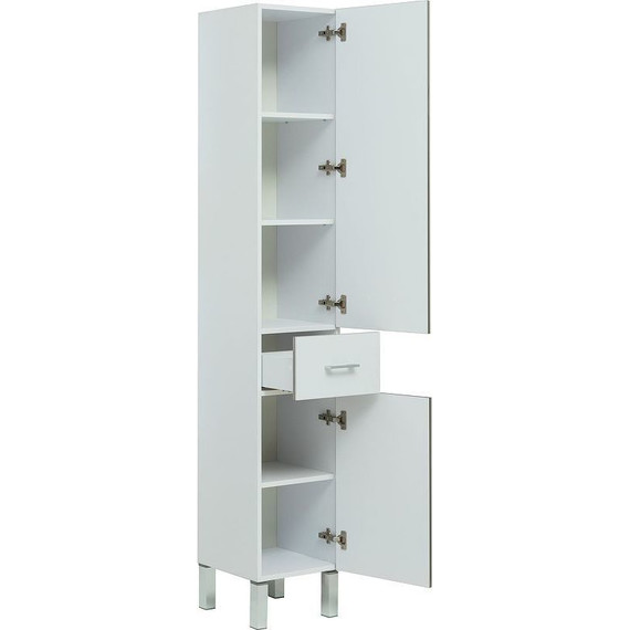 Пенал напольный Aquanet Верона 35 см 272426, белый - фото 6