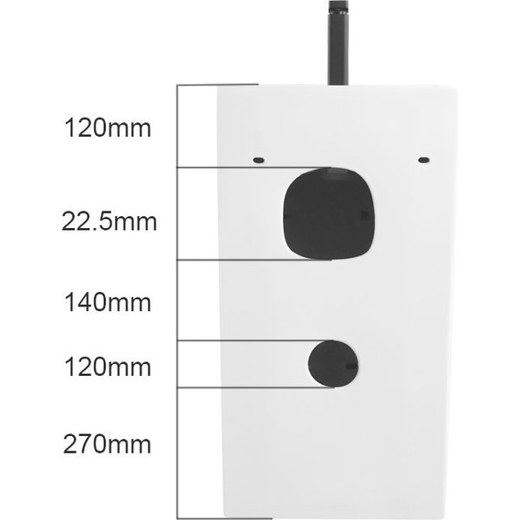 Раковина напольная Azario Comella 48 см AZ-314 - фото, картинка 4 Раковина напольная Azario Comella 48 см AZ-314 - фото 4