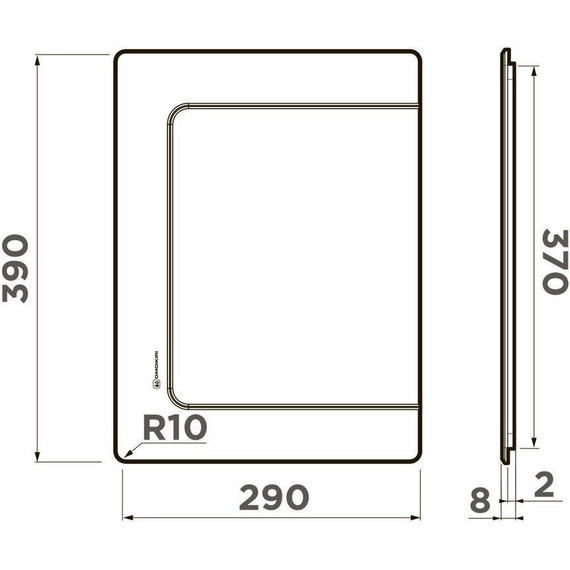 Разделочная доска Omoikiri CB-Basic-370 WD 4999102, дуб - фото 2