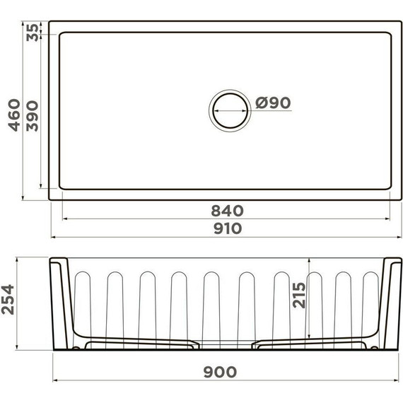 Кухонная мойка Omoikiri Mikura 91 WH 4997086, белый, Цвет производителя: белый - фото 2
