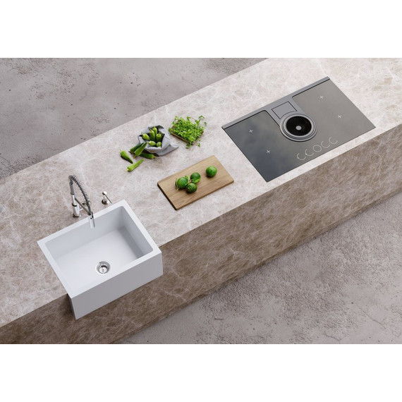 Кухонная мойка Omoikiri Mikura 61 WH-Glossy 4993257, белый глянцевый, Цвет производителя: белый глянцевый - фото 2