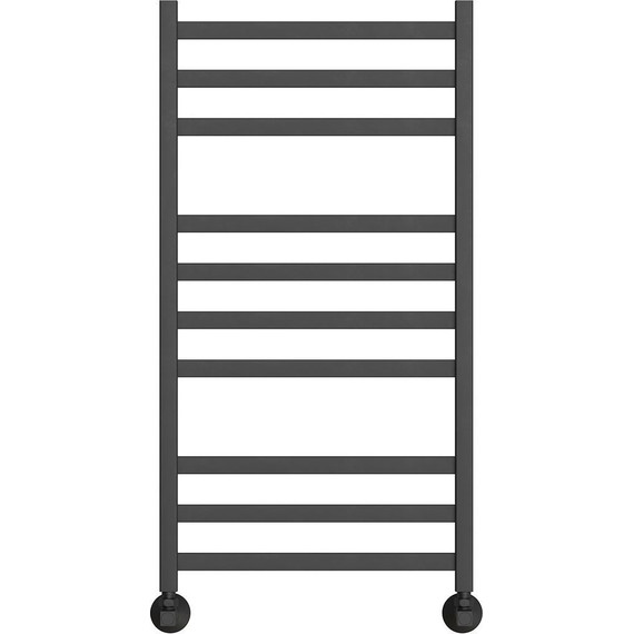 Полотенцесушитель водяной Point Меркурий П10 500x1000 мм PN83150B, чёрный - фото 