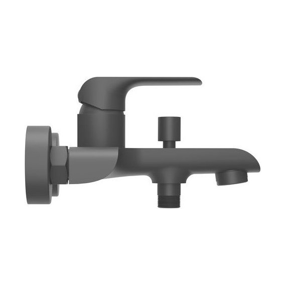 Смеситель для ванны Ravak Flat - FL 022.20/150 X070175, чёрный матовый - фото 2