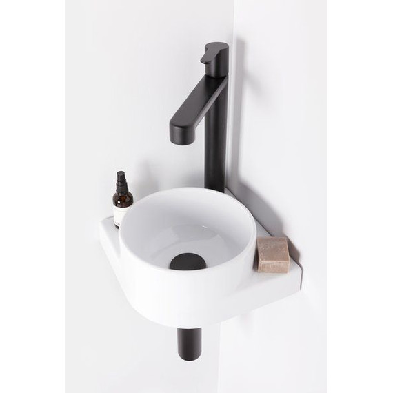 Смеситель для раковины высокий Ravak Puri X070182, чёрный матовый - фото 4