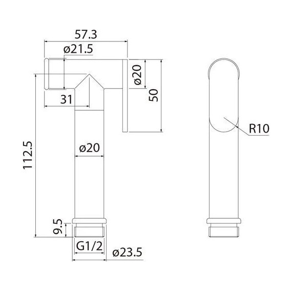 Гигиенический душ Iddis 020WB0Gi20, белый матовый - фото 3