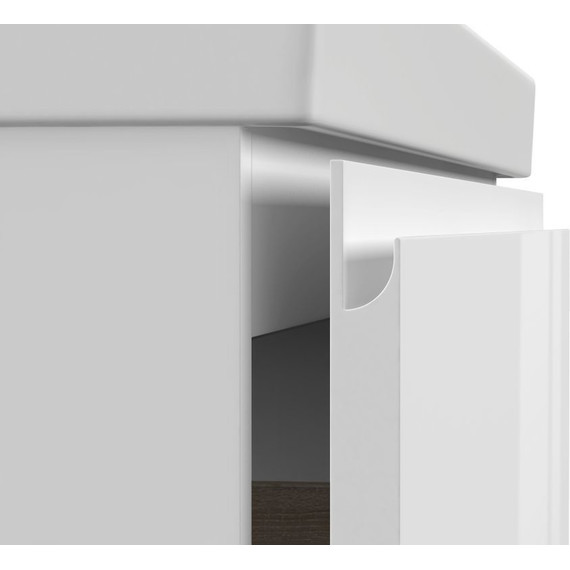 Тумба подвесная с раковиной Cersanit Moduo 50 см 64139, белый - фото, картинка 4 Тумба подвесная с раковиной Cersanit Moduo 50 см 64139, белый - фото 4