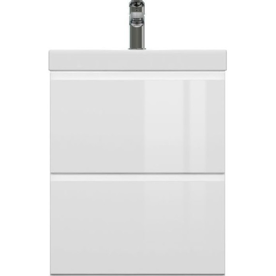 Тумба подвесная с раковиной Cersanit Moduo 50 см 64139, белый - фото, картинка 5 Тумба подвесная с раковиной Cersanit Moduo 50 см 64139, белый - фото 5