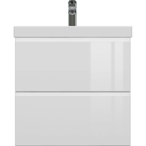 Тумба подвесная с раковиной Cersanit Moduo 60 см 64140, белый - фото, картинка 5 Тумба подвесная с раковиной Cersanit Moduo 60 см 64140, белый - фото 5