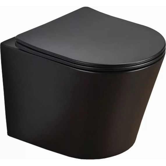 Инсталляция Aquatek Standart 50 с подвесным безободковый унитазом Azario Teramo и гигиеническим душем Haiba - фото 3