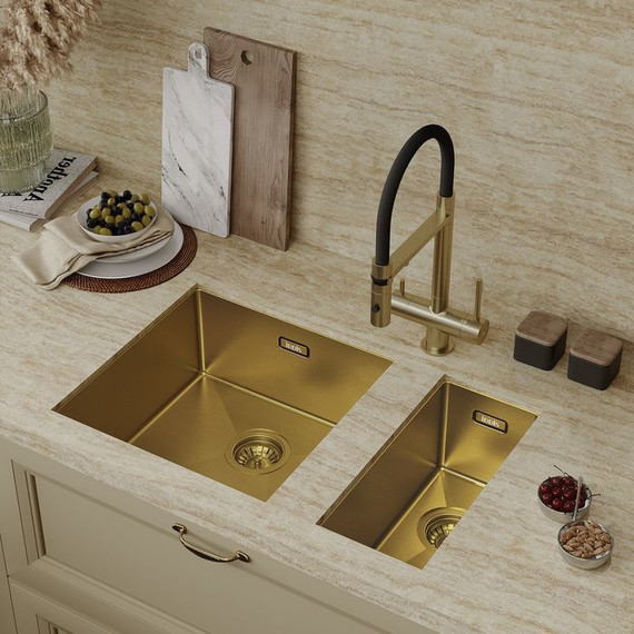 Кухонная мойка Iddis Edifice EDI21B0i77 1 мм, золото матовое - фото 11