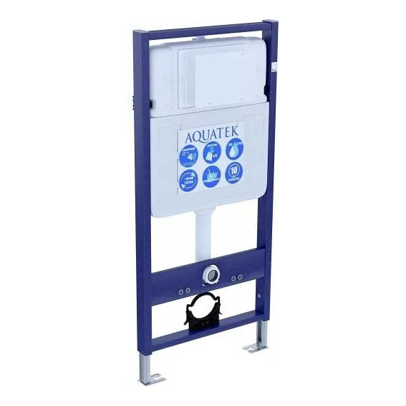 Инсталляция Aquatek Standart 50 с подвесным безободковый унитазом Azario Teramo - фото 2