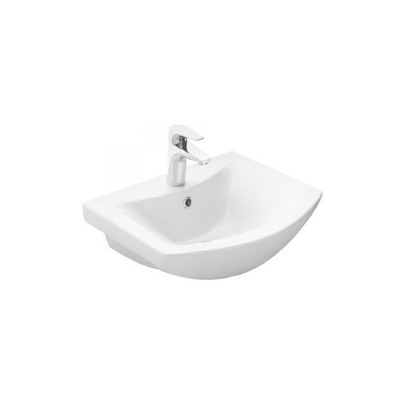 Тумба напольная с раковиной Mirsant Оптима 50 см, белый - фото 2