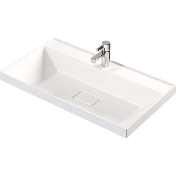 Тумба подвесная с раковиной Mirsant Scandy 80 см, белый - фото, картинка 2 Тумба подвесная с раковиной Mirsant Scandy 80 см, белый - фото 2