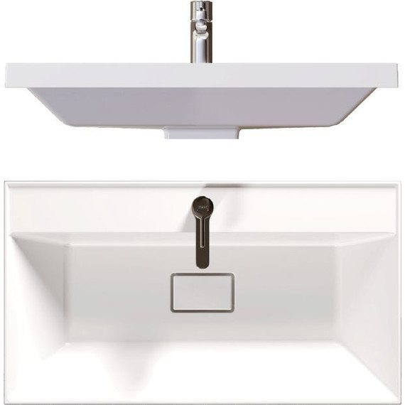 Тумба подвесная с раковиной Mirsant Scandy 80 см, белый - фото, картинка 4 Тумба подвесная с раковиной Mirsant Scandy 80 см, белый - фото 4