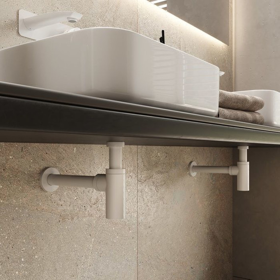 Сифон для умывальника Iddis Optima Home OPTWT00i84, белый матовый - фото 2