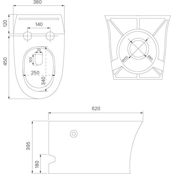 Унитаз приставной безободковый импульсный Iddis Pulse PULIDSEi26 с крышкой микролифт - фото 6