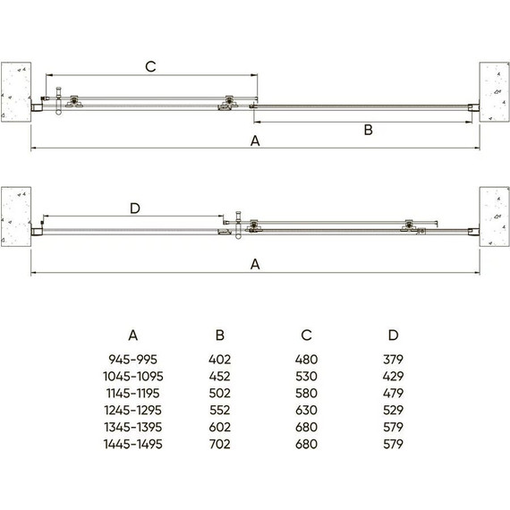 Душевая дверь Veconi Vianno 150 см VN72-150-01-C4, хром/прозрачное - фото 4