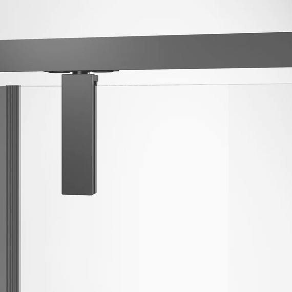 Душевое ограждение Veconi Rovigo 90x90 см RV033B-9090-01-C7, чёрный/прозрачное - фото 3