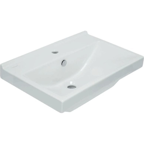 Тумба напольная с раковиной Mirsant Soho Quadro Light 60 см, белый - фото, картинка 2 Тумба напольная с раковиной Mirsant Soho Quadro Light 60 см, белый - фото 2