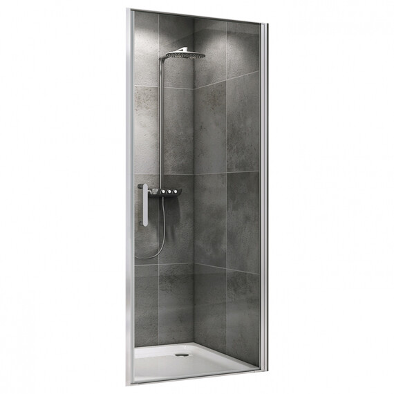 Душевая дверь Abber Sonnenstrand 70 см AG04070, хром/прозрачное - фото 