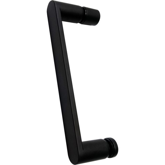 Душевая дверь Abber Sonnenstrand 100 см AG04100BS, черный/прозрачное - фото 2