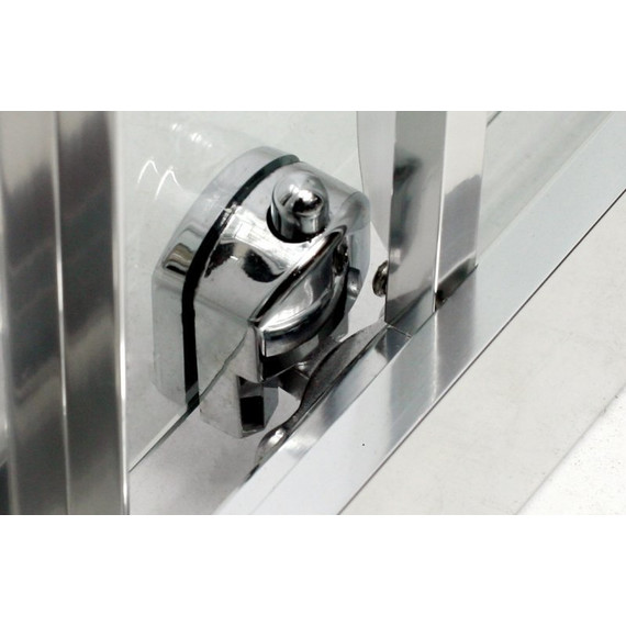 Душевое ограждение BelBagno 90x90 см DUE-A-2-90-P-Cr, хром/матовое - фото 2