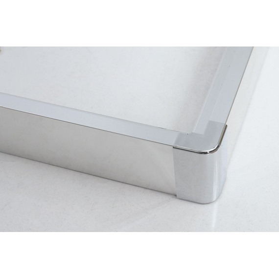 Душевое ограждение BelBagno 90x90 см DUE-A-2-90-C-Cr, хром/прозрачное - фото 3