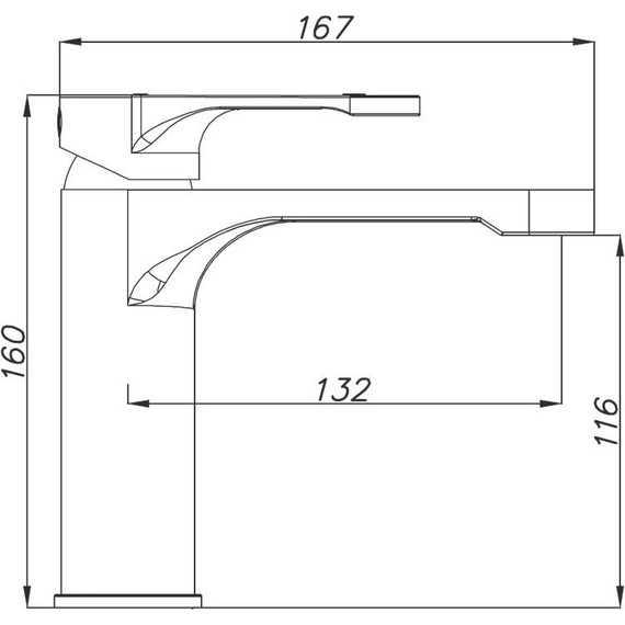 Смеситель для раковины Azario Viano AZ-158345226, белый, Цвет производителя: белый - фото 2