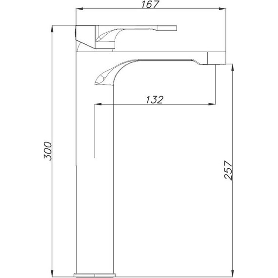 Смеситель для раковины высокий Azario Viano AZ-158345526, белый, Цвет производителя: белый - фото 2