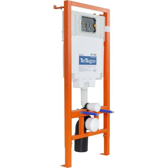 Инсталляция для унитаза BelBagno BB002-80/BB005-PR-CHROME (кнопка Prospero, цвет хром глянцевый) - фото 2