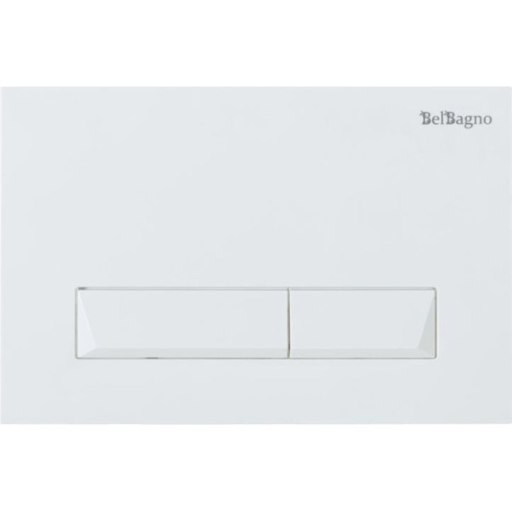 Инсталляция для унитаза BelBagno BB002-80/BB009-MR-BIANCO (кнопка Marmi, цвет белый) - фото 3