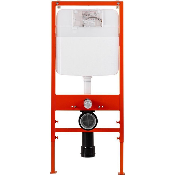 Инсталляция Belbagno BB026 с подвесным безободковым унитазом Cezares Duet (кнопка смыва хром глянцевый) - фото 10