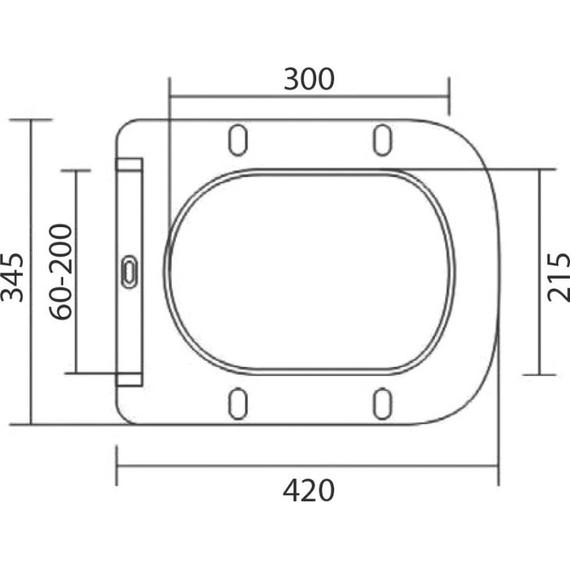 Инсталляция с подвесным безободковым унитазом BelBagno Due BB3103CHR/SC/BB002-80/BB018-GV-BIANCO (кнопка смыва Genova, белый) - фото 12