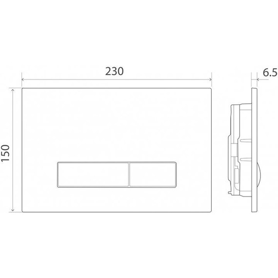 Инсталляция с подвесным безободковым унитазом BelBagno Loto BB070CHR/SC/BB002-80/BB005-PR-CHROME (кнопка смыва Genova, белый) - фото 7
