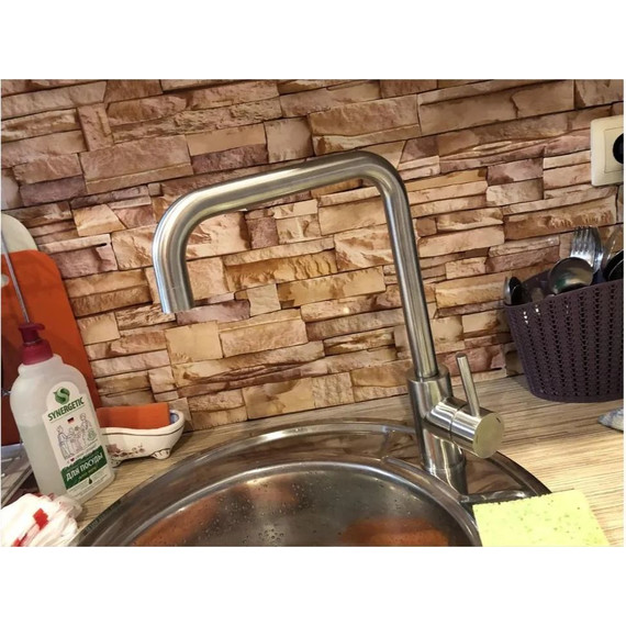 Смеситель для кухни Haiba HB70304-4, нержавеющая сталь - фото, картинка 2 Смеситель для кухни Haiba HB70304-4, нержавеющая сталь - фото 2