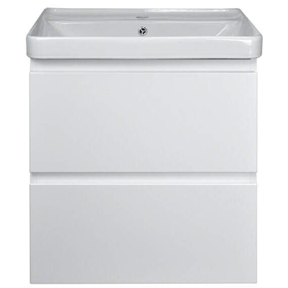 Тумба подвесная с раковиной Azario Мила 60 см CS00080140, белый - фото 