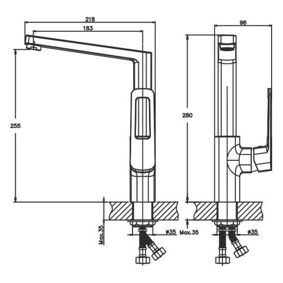 Смеситель для кухни Mixxus Premium Enio MP0043 - фото 2