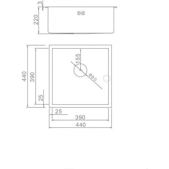 Кухонная мойка Gerhans K34444B 1 мм, PVD графит, Цвет производителя: графит - фото, картинка 9 Кухонная мойка Gerhans K34444B 1 мм, PVD графит, Цвет производителя: графит - фото 9