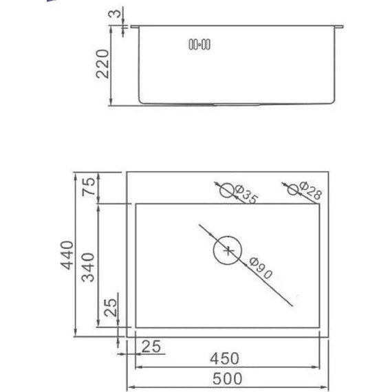 Кухонная мойка Gerhans K35044 1 мм, нержавеющая сталь, Цвет производителя: нержавеющая сталь - фото, картинка 9 Кухонная мойка Gerhans K35044 1 мм, нержавеющая сталь, Цвет производителя: нержавеющая сталь - фото 9
