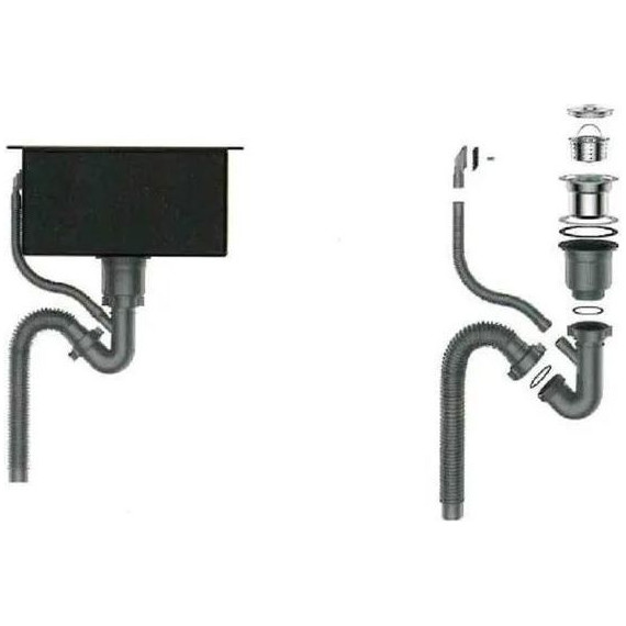 Кухонная мойка Gerhans K35044 1 мм, нержавеющая сталь, Цвет производителя: нержавеющая сталь - фото, картинка 6 Кухонная мойка Gerhans K35044 1 мм, нержавеющая сталь, Цвет производителя: нержавеющая сталь - фото 6