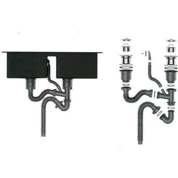 Кухонная мойка Gerhans K37843-S 1 мм, нержавеющая сталь, Цвет производителя: нержавеющая сталь - фото 6