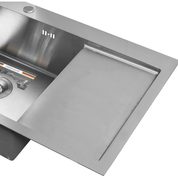 Кухонная мойка Gerhans K37851-L 1 мм, нержавеющая сталь L, Цвет производителя: нержавеющая сталь - фото 4