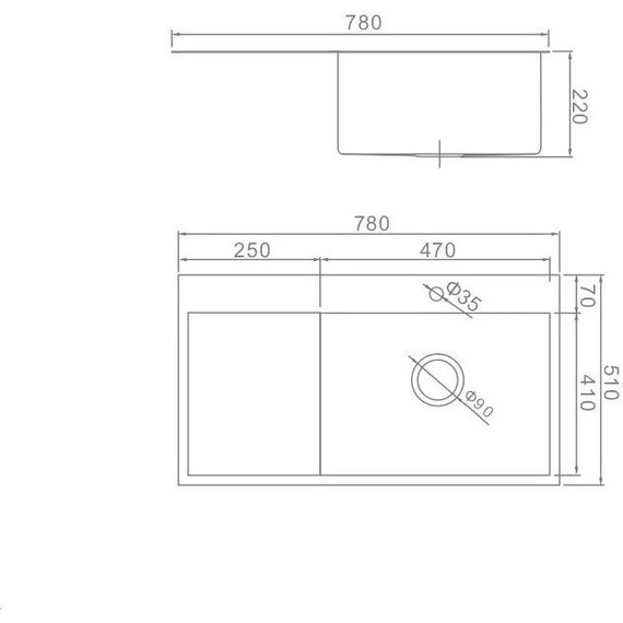 Кухонная мойка Gerhans K37851-R 1 мм, нержавеющая сталь R, Цвет производителя: нержавеющая сталь - фото 10